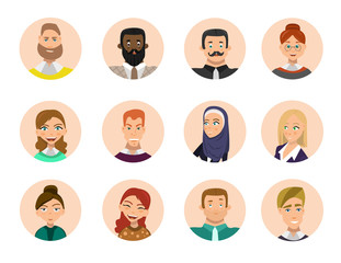 People avatars collection