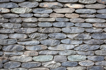 Closeup of stone wall use for construction business and designers