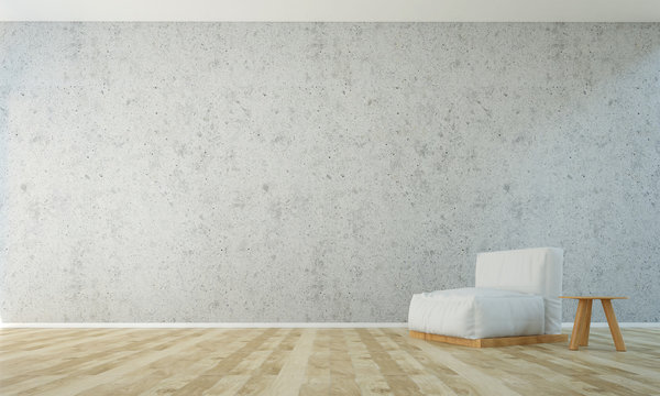 New scene 3D rendering interior design of white sofa living room