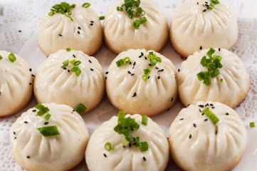 Pan-Fried Baozi Stuffed with Pork