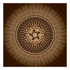 Vintage frames and scroll elements