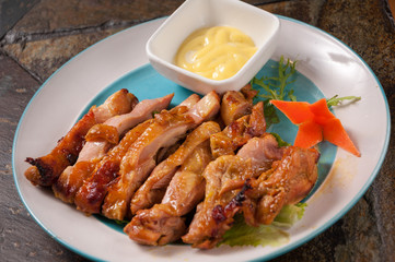 grilled chicken chop