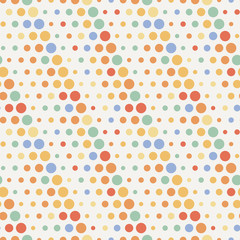 Seamless pattern with small and large peas.