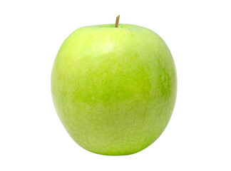 Green apple isolated on white