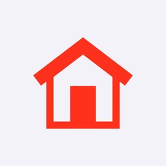 home icon stock vector illustration flat design