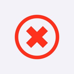 delete icon stock vector illustration flat design