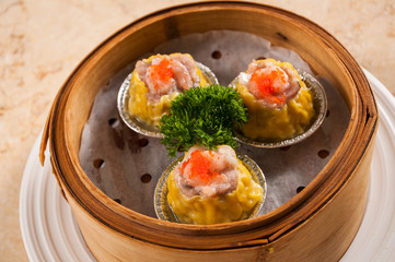 Shrimp and minced meat Steamed Pork Dumplings