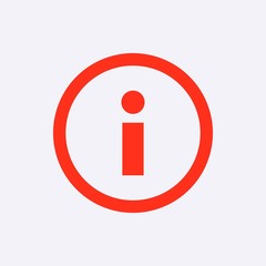 info icon stock vector illustration flat design