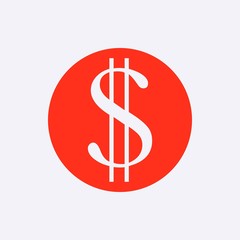 money icon stock vector illustration flat design