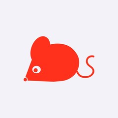 mouse icon stock vector illustration flat design