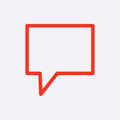 Speech Bubbles Icon. Chat pictogram icon stock vector illustration