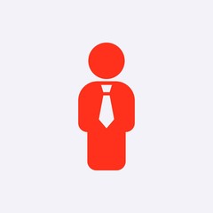 Man icon stock vector illustration flat design