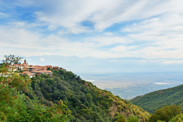  View of Signagi or Sighnaghi city. Georgia