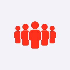 people with the leader icon stock vector illustration flat design