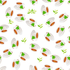 illustration of tea cup