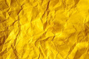 yellow paper background crumpled paper background for text