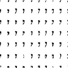 Hand-drawn grunge pattern with a dry brush using black ink. Pattern made of geometric shapes, strokes and spots. Vector background can be used in printing, fabric, packaging, fashion, wraping