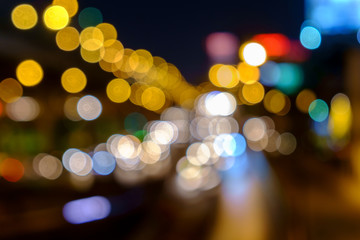 Abstract circular bokeh