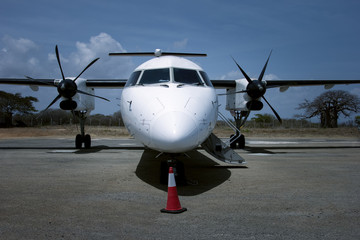 Front of the turboprop