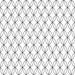 Seamless black and white ornament. Pattern for wallpapers and backgrounds