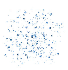 Water drops collection isolated