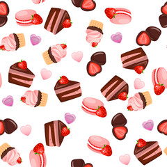 strawberry chocolate cake