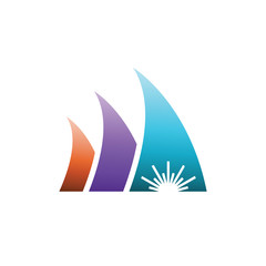 vector logo water sports surfing