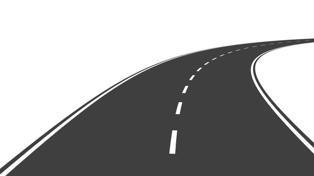 Follow road with traffic symbols.