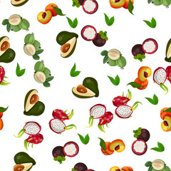 exotic tropical fruit