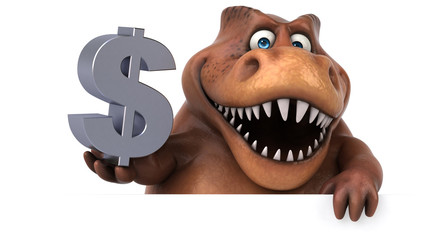 Fun Trex - 3D Illustration © Julien Tromeur