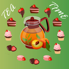 illustration of teapot