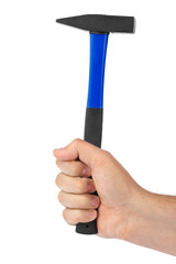 Hand with hammer