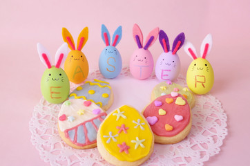 イースターエッグのクッキー