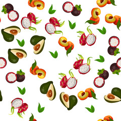 exotic tropical fruit