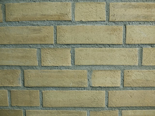 yellow brick wall