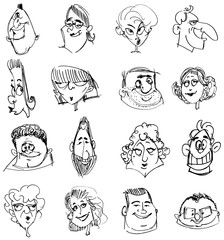 Doodle faces