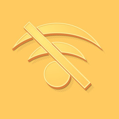 ikona vintage 3D z obrysem i cieniem © vempireart