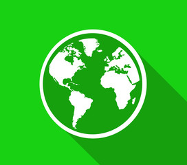 Obraz premium world globe vector