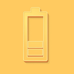 ikona vintage 3D z obrysem i cieniem © vempireart