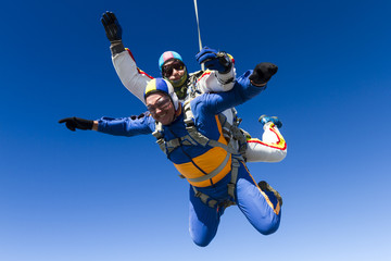 Skydiving photo. Tandem.