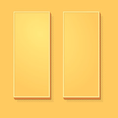 ikona vintage 3D z obrysem i cieniem © vempireart