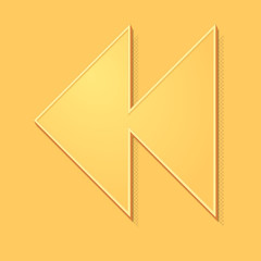 ikona vintage 3D z obrysem i cieniem © vempireart