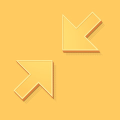 ikona vintage 3D z obrysem i cieniem © vempireart