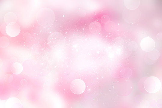Pink pale blurred glitter background.Mothers day illustration.