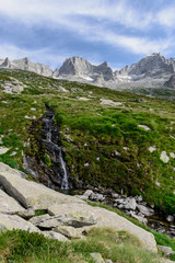 Fototapeta na wymiar Panorama in Val Masino