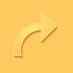 ikona vintage 3D z obrysem i cieniem © vempireart