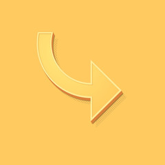 ikona vintage 3D z obrysem i cieniem © vempireart