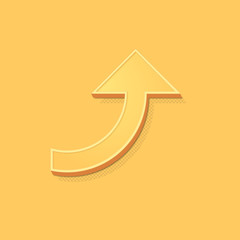 ikona vintage 3D z obrysem i cieniem © vempireart