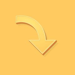 ikona vintage 3D z obrysem i cieniem © vempireart