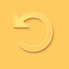 ikona vintage 3D z obrysem i cieniem © vempireart